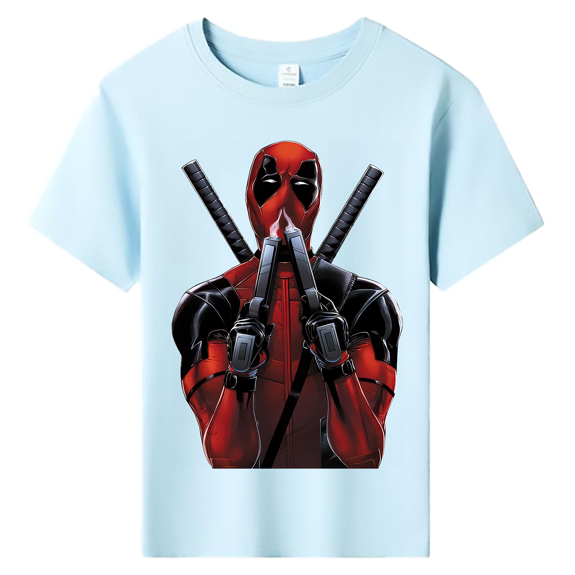 （画像用） Deadpool デッドプール 綿100％キッズTシャツ（フロントプリント）